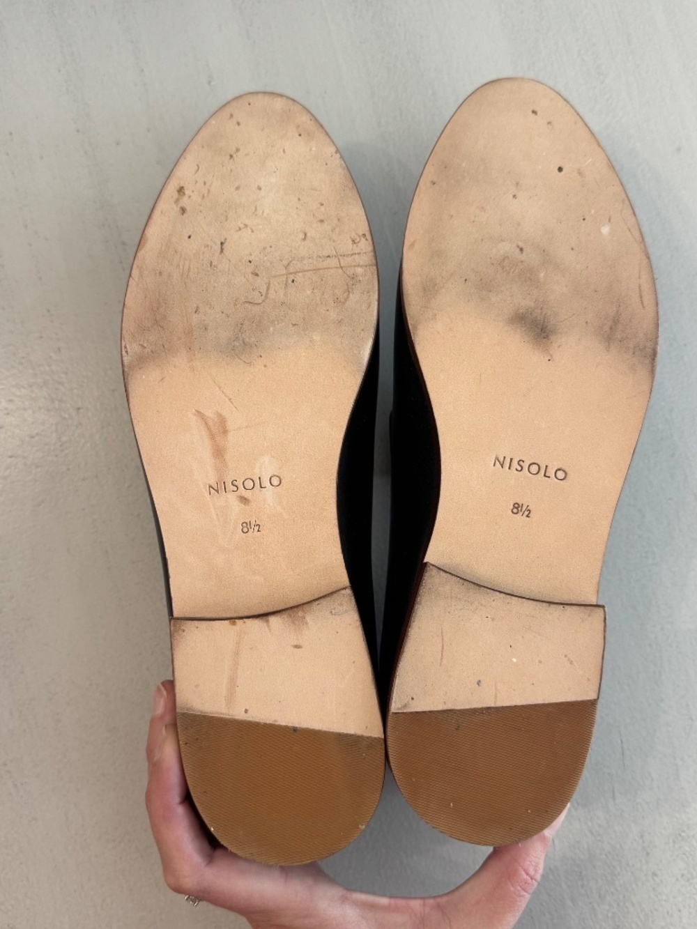 Nisolo Women's Black Leather Everyday Slip-On Rounded Toe Loafer Sz 8.5 - Picture 11 of 13